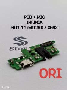 CONNECTOR CHARGER INFINIX HOT 11 (MICRO/ TYPE C) X662 ORI PAPAN KONEKTOR CAS PCB BOARD CASAN BOARD USB CON TC INFINIX HOT 11 (MICRO / TYPE C) X662 ORIGINAL + IC