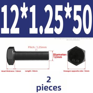 POWER&STRONG | High Strength Fine Threaded Hexagon Screw M8-M12