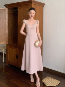 XXNING | French Style Flounced Sleeves Summer New Arrival Dress