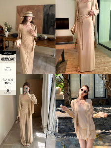 Linen-blend Summer Womens Suit