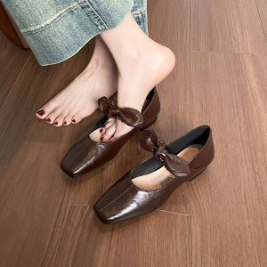 MIFEI | French Style Ballet Mary Jane Flat Soft Leather
