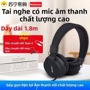 Tai Nghe Cho Trẻ Em Dây Dài và Giảm Âm Thanh cho Học Tập trên Máy Tính