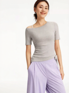 VFU | Off Shoulder Pilates Yoga T-shirt
