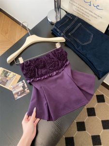 Sweet Style Purple Tube Top Vest Womens Summer Shirt Directly from Jade Closet Store Comfortable Thin Material Commute Style