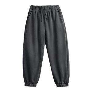 Maden Double-Sided Fleece Workwear Pants Mens Warm Sporty Casual Straight Leg Long Trousers Autumn Winter Polyester Spandex