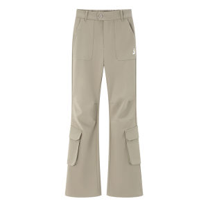 JOLLY BEAN | Light Thin Flared Pants Utility Pockets Girls Long Pants
