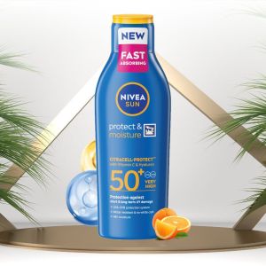Kem Chống Nắng NIVEA Sun Protect & Moisture SPF50+ Vitamin C & Hyaluron 75ml Dưỡng Ẩm Toàn Thân