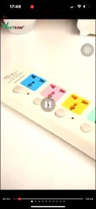 Ổ Cắm Điện USB Đa Năng Cao Cấp Ổ điện Chống Giật 2 Cổng Cắm USB Có Chốt An Toàn Tiện Dụng công suất 2500W