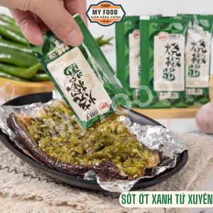 Sốt Ớt Xanh Wa Tứ Xuyên Siêu Cay Siêu Ngon Gói Nhỏ Tiện Lợi