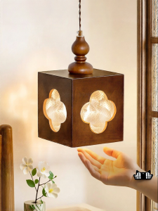 FANCY LAMP CLUB | Retro Solid Wood Aesthetic 2026 New Design Pendant Light