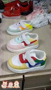 [Shipment from Malay warehouse] Baby Shoes New anti Slip Childrens Sports Shoes Velcro Convenient Walking Shoes