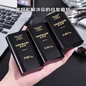 Premium Hair Dye Stick for White/Black Hair - Single Pack Easy Application Long-Lasting Color