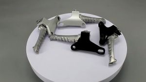 LC135 Y15ZR REAR FOOTREST EXHAUST CNC BRACKET FOOTSTEP SET ALLOY UNIVERSAL FOOT REST BRACKET YAMAHA Y15 Y16