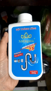 Bột thông cống NS Organic Drain Cleaning Powder 300gr (phân rã chất thải hữu cơ xử lý tình trạng nghẹt đường cống thoát nước) 2Trucos