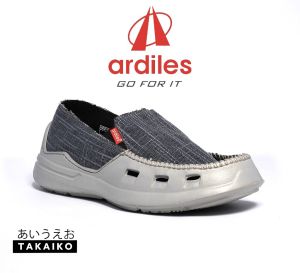 SEPATU ARDILES KENWOD ABU ABU  / SEPATU PRIA / SEPATU ARDILES / SEPATU SLIP ON PRIA