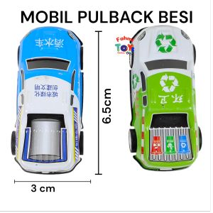 10 pcs mainan MOBIL PULLBACK BESI mobil mobilan kecil