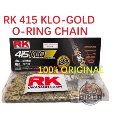 RK KLO ERO ORING CHAIN 415H 132L 122L 114L Y15 V1 V2 Y16 RSX150 RS150 SYM VF3i 185 LC135 V8 Fi EX5 DREAM AJI RACING SSS