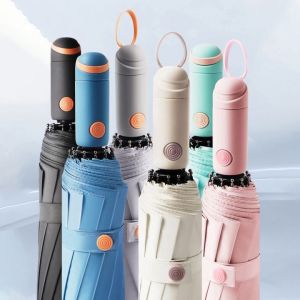 Umbrella for Women Men 12 Ribs Foldable Umbrella Windproof Strong Sunshade UV Big Sun Umbrella Parasol Free Shipping