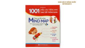 Sách - 1001 Mẫu Câu Tiếng Anh Giao Tiếp Thông Dụng - Theo Sơ Đồ Tư Duy Min Map (Dành Cho Trẻ Em) - Có File Đọc Kèm Theo