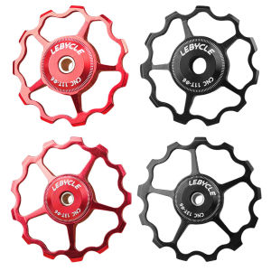11T 13T Aluminum Alloy MTB Bicycle Rear Derailleur Jockey Wheel Bike Guide Roller Idler Bicycle Guide Wheel Pulley