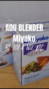 [COD FREE ONGKIR] Miyako BL 101 PL Blender 2 in 1 BL101PL Gelas dan Dry Mill
