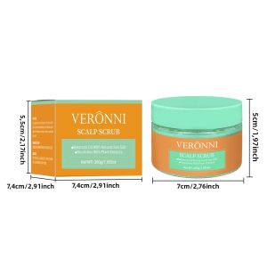Dầu Gội Tẩy Tế Bào Chết Da Đầu VERONNI 200ml - Làm Sạch Sâu Kiểm Soát Dầu Chống Gàu Chăm Sóc Tóc Cho Mọi Loại Tóc