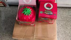 Big Strawberry Squishy Slow Rising Giant Fruit Squeeze Toy Stress Relief Fidget Toy Cute Strawberry Decompression Toy Gift.