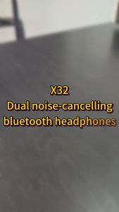 MIXIO X32 6 Mics ANC + ENC Smart Hybrid AI Dual Wireless Earbuds Clear Calls Powerful Bass Earphone Bluetooth Smart Active Noise Cancellation V5.4 Hi-Res audio