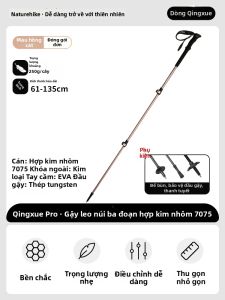 NatureHike | Gậy Đèn Phượt Siêu Nhẹ Có Thể Mở Rộng