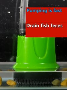 【360°surround suction pump】aquarium water pump aquarium filter pump submersible water pump aquarium submersible pump Automatic sewage 潜水泵