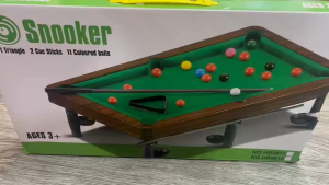 Bộ Đồ Chơi Bàn Bi-a Mini Snooker Cho Bé (Kèm Gậy + Bi + Khung Triangle)