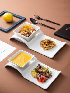 Đĩa Ghép Xe Trượt Tuyết Bằng Gốm Sứ Sáng Tạo Đĩa Đựng Đồ Tráng Miệng Đĩa Riêng Đĩa Điểm Tâm Đĩa Sushi Bộ Bát Đĩa Đựng Đồ Ăn Nhẹ