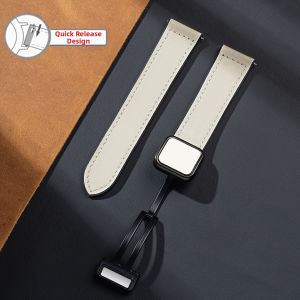 YOURSTAR | Crazy Horse Leather Magnetic Huawei Watch Strap