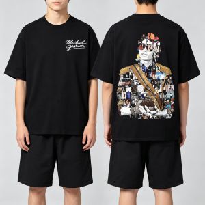 Hot Toys | Michael Jackson King of Pop Vintage Retro Hip Hop MJ Men Women Tee Adults Children Boy Gril Top Kids Parent Child Cotton Tshirt