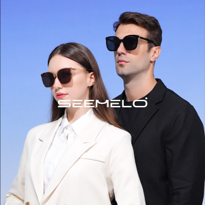 MENSPE Women Men Sunglasses Foldable Sunglasses Eyes UV 400 Protection Adjustable Hinge Adjustable Legs Integrated Nose Support Outdoor Travel