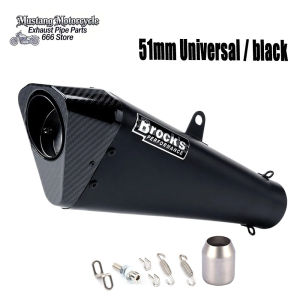 Universal 51mm/60mm motorcycle exhaust modification carbon fiber exhaust muffler For Hayabusa BROCK GSX1300R GSX1000 ZX14R