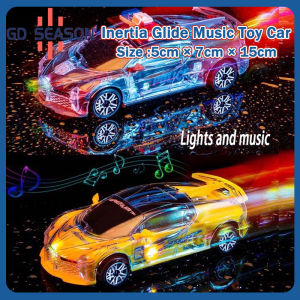 Light Electric Car LED Sports Car toys for boy Kid Toy Christmas Automatic Steering Flashing Music