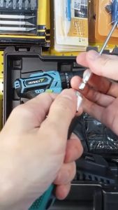 RAJA LUXIANZI Set Obeng servis hp super kuat serbaguna 6in1 Magnetic Bits Screwdriver High Hardness