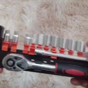 Bộ Cờ Lê Ổ Cắm 12 Món 1/2 1/4 3/8 Inch Bộ Dụng Cụ Cờ Lê Lực Dụng Cụ Sửa Chữa Chuyên Nghiệp Cho Gara