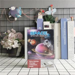 Creative Book Safe Box Password Lock Sight Secret Hide Bookshelf Decorative Storage Box For Kids Coins Money Box Birthday Gifts