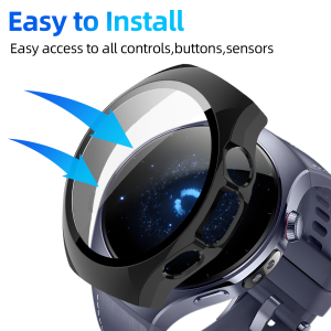 Glass+Case For Huawei Watch GT 6 Pro 46mm 41mm Smart Watch PC All-around Bumper Protective Cover Screen Protector for Huawei Watch 5