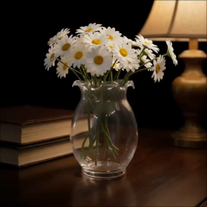 Chậu/Lọ Thủy Tinh Hình Chum Miệng Bèo Cao 13cm - Bình Decor Bàn Bể Cá Mini Cắm Hoa Thủy Sinh