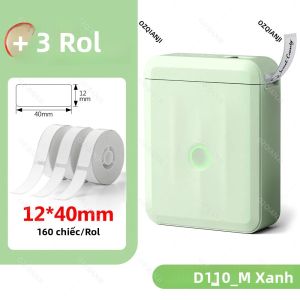 Niimbot D110/D11H Mini Di Động Máy In Nhiệt 300dpi Bluetooth Không Dây Máy Làm Nhãn Cho Miếng Dán Kích Thước Bỏ Túi Giấy Dính