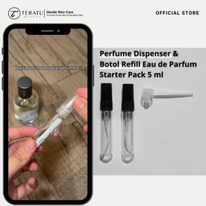 TERATU BEAUTY Perfume Dispenser & Botol Refill Eau de Parfum Starter Pack 5 ml