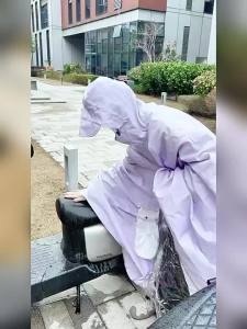 Áo Mưa Chống Thấm cho Người Đi Xe Trottinette Điện