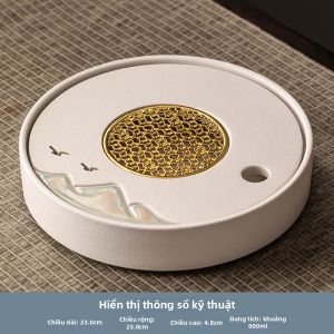 cpm·teaset | Khay Trà Tròn Chống Thấm Nước