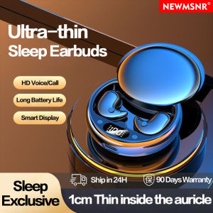 Open Ear Sleep Earbuds Wireless Earphones Surround Sound Bluetooth Headphones Waterproof Sports Earbuds Gamer Headsets in HD Mic