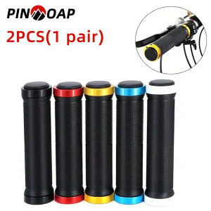 PINMOAP 2PCS Mountain Bike Handlebar Cover Bike Handlebar Cover Sturdy Durable Anti Slip Shock-Absorbing Bike Grip Accessories