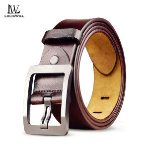 LouisWill Fashion Men’s Belt Needle Buckle Belts Business Leisure Belt Stylish Soft PU Waistband Stylish Simple Nice Waistband Durable Belt 120cm Freely Adjusted Scratch Resistant Belts Leisure Belt Gentlemen Belt for Men