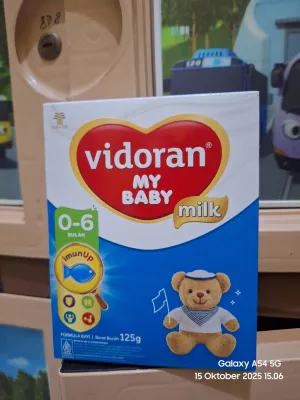 Vidoran 0 - 6 bulan 125gram ed maret 2027 isi 6box